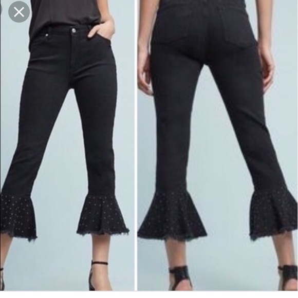 Anthropologie Denim - Pilcro & the Letterpress studded cropped jeans BB2
